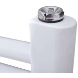 vidaXL kupaonski radijator za centralno grijanje zaobljenih cijevi 480 x 480 mm bočni & srednji priključak | shoptok.hr
