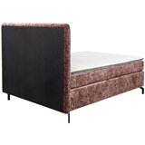 Esposa POSTELJA BOXSPRING 140 cm x 200 cm , tekstil vinsko rdeča | Shoptok.si