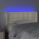  LED uzglavlje krem 103x16x78/88 cm od od umjetne kože | Eponuda.com