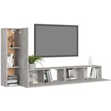  3-dijelni set TV ormarića siva boja betona od iverice | shoptok.hr
