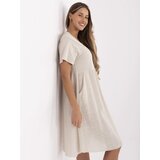 Italy Moda Dress-MO-SK-1005.67-beige Cene