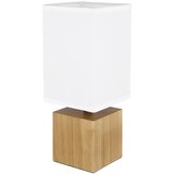 Globo 21628W - Stona lampa VALENTINO 1xE27/7W/230V bela/braon | Eponuda.com