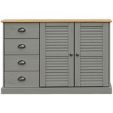  Komoda s ladicama VIGO 113x40x75 cm siva od masivne borovine | Eponuda.ba