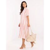 Och Bella Dress-TW-SK-BI-2451.84-white-pink | Shoptok.si