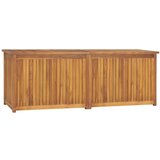 vidaXL vrtna škatla 150x50x55 cm trdna tikovina | Shoptok.si