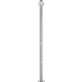  Vrtni tuš z rjavim podstavkom 220 cm nerjaveče jeklo, (21394839) | Shoptok.si