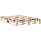 vidaXL Krevet s regalom za knjige bez madraca 120x190 cm masivno drvo | shoptok.hr