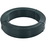  Žica za vezanje ograde 250 m 2,3/3,8 mm čelična crno-zelena | shoptok.hr