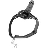 Tonga Fetish Fantasy - dildo s otvorom za usta (crno) | shoptok.hr