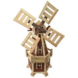  Drvena vrtna vjetrenjača, rotirajuća, ukrasna 100 cm | shoptok.hr