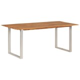vidaXL Jedilna miza 180x90x76 cm trden akacijev les, (20711033) Cene