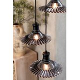 Markslöjd Črna viseča svetilka s steklenim senčilom ø 22 cm Novia – | Shoptok.si
