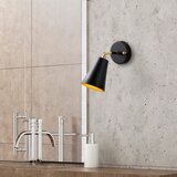 Opviq lights Črna/v zlati barvi stenska svetilka ø 10 cm Evander – | Shoptok.si