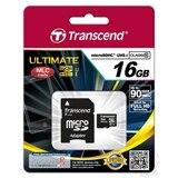 Transcend microSDHC MLC 16GB Class 10 UHS-I 600x + SD-Adapter Cijene