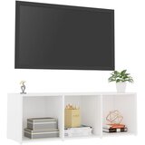 TV ormarić bijeli 107 x 35 x 37 cm od konstruiranog drva | shoptok.hr