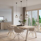 Nice Lamps viseća svjetiljka u prirodnoj boji s drvenim sjenilom ø 27,5 cm toranja – | shoptok.hr