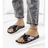 Gemre Black women's slides Nicolay Cene