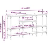  Konzolna stolica Staro drvo 160 x 29 x 80 cm Konstruirano drvo | shoptok.hr