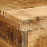 vidaXL Stenska TV omarica 80x30x19 cm trden robusten mangov les | Shoptok.si