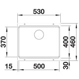 Blanco sudopera etagon 500-U silgranit vulkan siva prb in | ePonuda.com