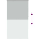 vidaXL Rolo zavjesa Blackout svijetlo siva 140x210 cm Širina tkanine | shoptok.hr