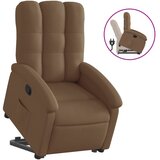 Maison Chic Naslanjač - Relax naslanjač s funkcijo vstajanja rjavo blago, (22061998) | Shoptok.si