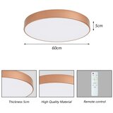 Brilagi LED plafonsko svetlo sa prigušiva POOL LED/60W/230V Ø 60 cm bronzano + daljinski upravljač | Eponuda.com