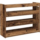  Stalak za cipele boja staro drvo 80x25x62 cm konstruirano drvo | shoptok.hr
