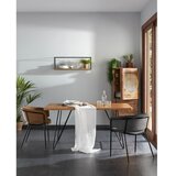 Kave Home Crna/u prirodnoj boji polica od masivne jele 90 cm Elisha – | shoptok.hr