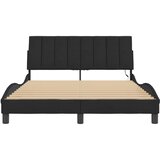  Okvir kreveta s LED-om bez madraca Hanko crni 140 x 200 cm baršunasti | Eponuda.com