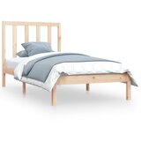 vidaXL Posteljni okvir iz trdne borovine 90x200 cm, (20708230) Cene