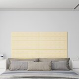 vidaXL Zidne ploče od umjetne kože 12 kom krem 90 x 15 cm 1,62 m² Cijene