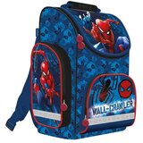 Unipap plava anatomska školska torba sa spiderman uzorkom, ruksak 35x25x15cm | shoptok.hr