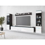 Livetastic Dnevni Regal Vera, Bela, Antracit, 4-Delno, Led | Shoptok.si