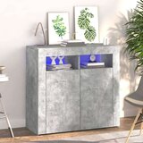  Komoda z LED lučkami betonsko siva 80x35x75 cm, (20656511) Cene