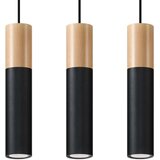  Obesna svetilka PABLO 3 črna, (21348212) | Shoptok.si