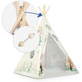 Nukido Teepee šator za djecu bež životinje | shoptok.hr