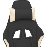  Igraća stolica od tkanine crna i krem | shoptok.hr
