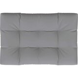  Blazina za kavč iz palet 120x80x12 cm sivo blago, (20623205) | Shoptok.si