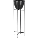 428035 - Metalna saksija za cveće SHIKABE 73x23,5 cm crna