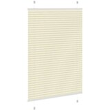 vidaXL Plisirana roleta krem 100x100 cm širina tkanine 99,4 cm | shoptok.hr
