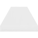 vidaXL plutajuća zidna polica visoki sjaj bijela 90x23,5x3,8 cm MDF | shoptok.hr