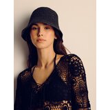 Reserved Pleteni šešir - crno | shoptok.hr