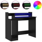  Stol S LED lampica Crni hrast 97 x 45 x 90 cm Konstruirano drvo | Eponuda.com