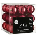 Mica Decorations Božićne kuglice (Tamno crvena, Plastika, Promjer: 8 cm, 27 Kom.) | shoptok.hr