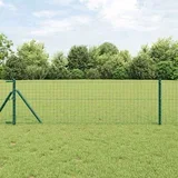 ograda Zelena 0,6 x 10 m Željezo prekriveno PVC-om