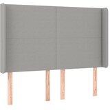  Krevet box spring s madracem LED svjetlosivi 140x190 cm tkanine | shoptok.hr