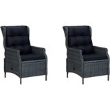  3-dijelni vrtni blagovaonski set crni | shoptok.hr