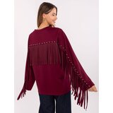 Factory Price Blouse-IT-BZ-21695.10-burgundy Cene