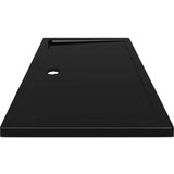 vidaXL Pravokotna ABS tuš kad črna 70x120 cm | Shoptok.si